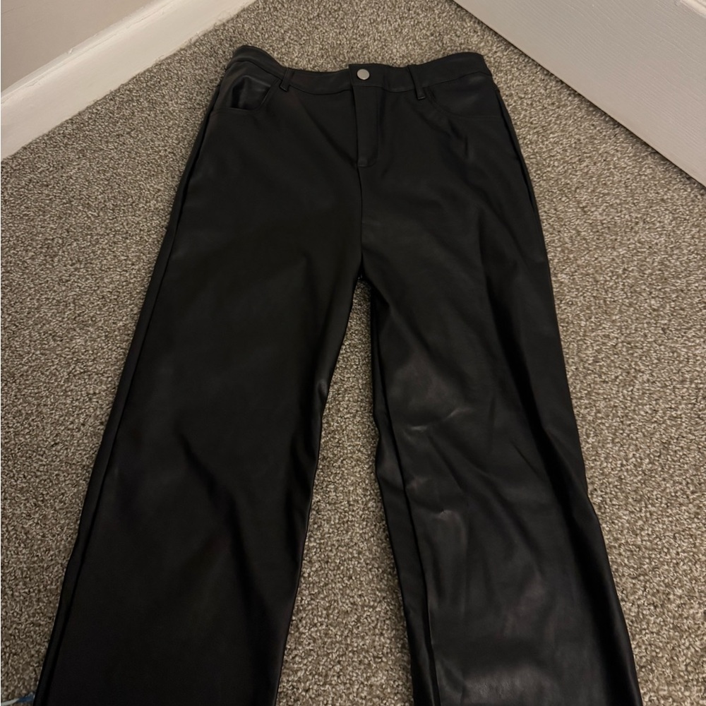 Grey Bandit Leather Pants